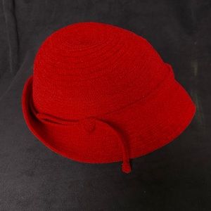 Old Country Road red acrylic hat